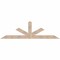 Ekena Millwork Saratoga Smooth Timber Gable Bracket, Douglas Fir, 96"W x 28"H x 5 1/2"D x 5 1/2"F, 7/12 Pitch GBW096X28X0606SAR00SDF - alternate 1